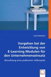 Vorgehen bei der Entwicklung von E-Learning Modulen für den Unternehmenseinsatz