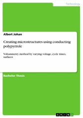 Creating microstructures using conducting polypyrrole