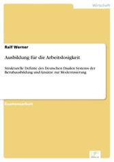 Ausbildung für die Arbeitslosigkeit