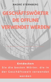 Geschäfts Wörter, die offline verwendet werden