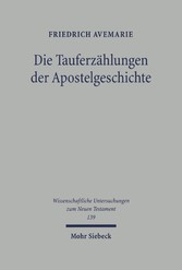 Die Tauferzählungen der Apostelgeschichte