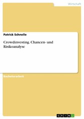 Crowdinvesting. Chancen- und Risikoanalyse