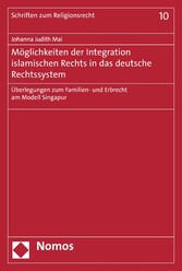 Möglichkeiten der Integration islamischen Rechts in das deutsche Rechtssystem