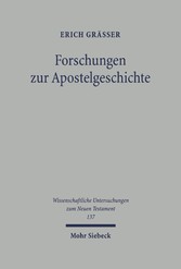 Forschungen zur Apostelgeschichte