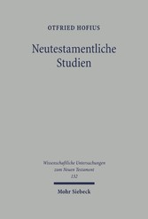 Neutestamentliche Studien