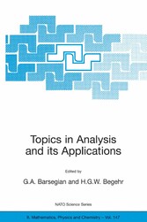 Topics in Analysis and its Applications