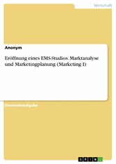 Eröffnung eines EMS-Studios. Marktanalyse und Marketingplanung (Marketing I)