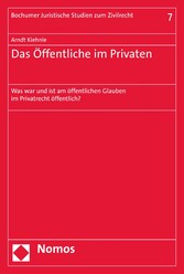 Das Öffentliche im Privaten