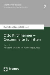 Otto Kirchheimer - Gesammelte Schriften