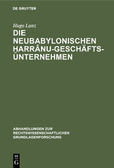 Die neubabylonischen ?arrânu-Geschäftsunternehmen