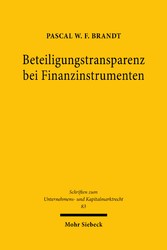 Beteiligungstransparenz bei Finanzinstrumenten