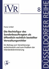 Die Rechtsfigur des Sonderbeauftragten als öffentlich-rechtlich bestellter Verwaltungsmittler