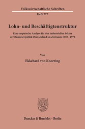 Lohn- und Beschäftigtenstruktur.