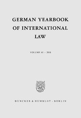 German Yearbook of International Law / Jahrbuch für Internationales Recht.