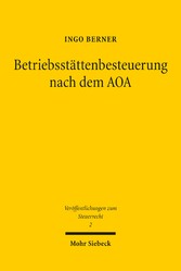 Betriebsstättenbesteuerung nach dem AOA