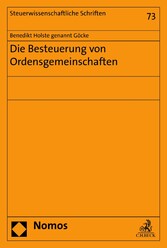 Die Besteuerung von Ordensgemeinschaften