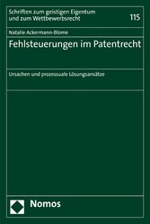 Fehlsteuerungen im Patentrecht