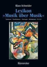 Lexikon 'Musik über Musik'