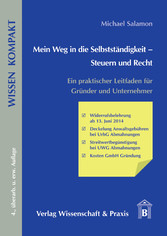 Mein Weg in die Selbstständigkeit - Steuern und Recht.