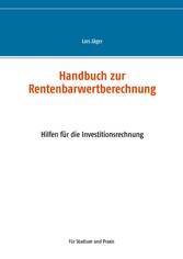 Handbuch zur Rentenbarwertberechnung