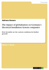 The impact of globalisation on Germany's Electrical Installation System companies