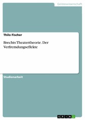 Brechts Theatertheorie. Der Verfremdungseffekte