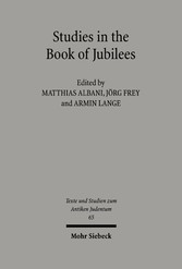 Studies in the Book of Jubilees