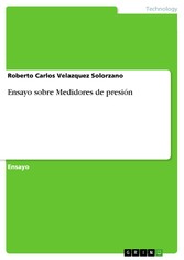 Ensayo sobre Medidores de presión