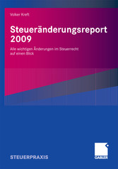 Steueränderungsreport 2009