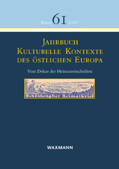 Jahrbuch Kulturelle Kontexte des östlichen Europa