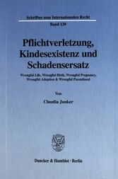 Pflichtverletzung, Kindesexistenz und Schadensersatz.