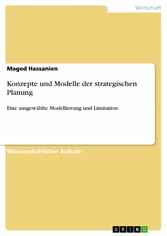 Konzepte und Modelle der strategischen Planung