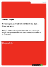 Neue Eigenkapitalvorschriften für den Finanzsektor