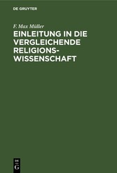 Einleitung in die vergleichende Religionswissenschaft