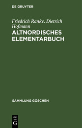 Altnordisches Elementarbuch