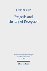 Exegesis and History of Reception