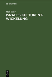 Israels Kulturentwickelung