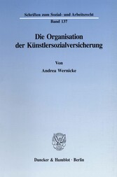 Die Organisation der Künstlersozialversicherung.