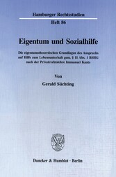 Eigentum und Sozialhilfe.