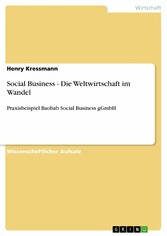 Social Business - Die Weltwirtschaft im Wandel