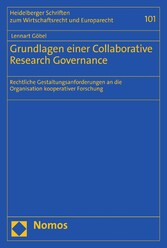 Grundlagen einer Collaborative Research Governance