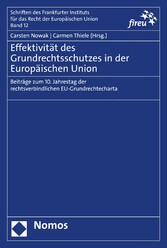 Effektivität des Grundrechtsschutzes in der Europäischen Union