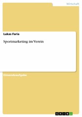 Sportmarketing im Verein