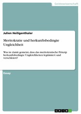 Meritokratie und herkunftsbedingte Ungleichheit