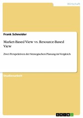 Market-Based View vs. Resource-Based View