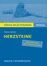 Herzsteine von Hanna Jansen. Königs Erläuterung Spezial