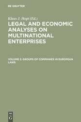 Groups of Companies in European laws / Les groupes de sociétés en droit européen