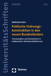 Politische Ordnungskonstruktion in den neuen Bundesländern