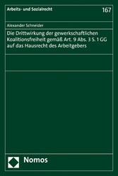 Die Drittwirkung der gewerkschaftlichen Koalitionsfreiheit gemäß Art. 9 Abs. 3 S. 1 GG auf das Hausrecht des Arbeitgebers