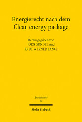 Energierecht nach dem Clean energy package